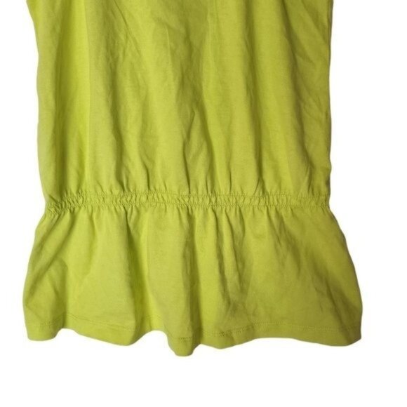 Hanna Andersson Green Tank Top Racerback Peplum size 100 4 Years NWT - Picture 4 of 6